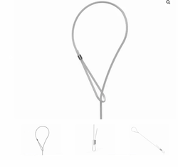 CABLE EMBOUT BOUCLE 5M 300KG ZIP CLIP